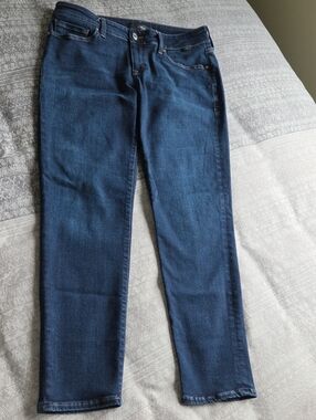 Mavi Women's Straight Leg Jeans in Dark Blue Wash